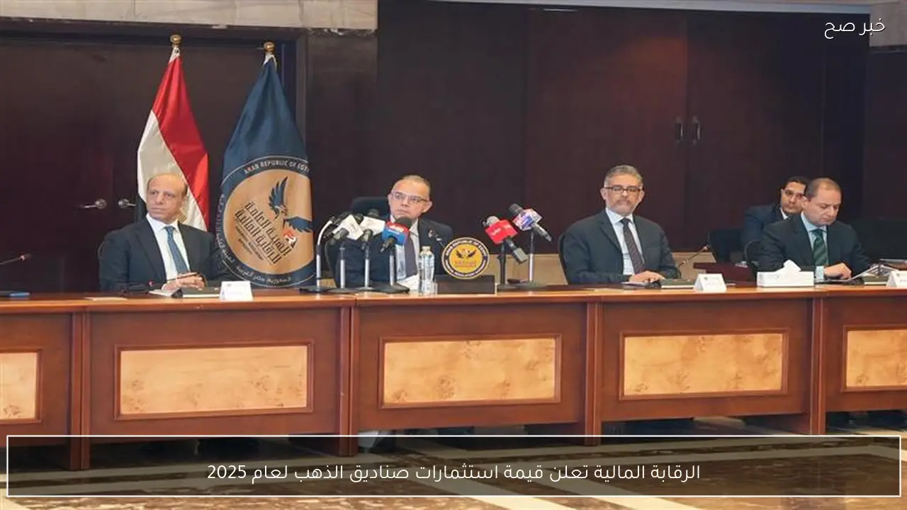 الرقابة المالية تعلن قيمة استثمارات صناديق الذهب لعام 2025