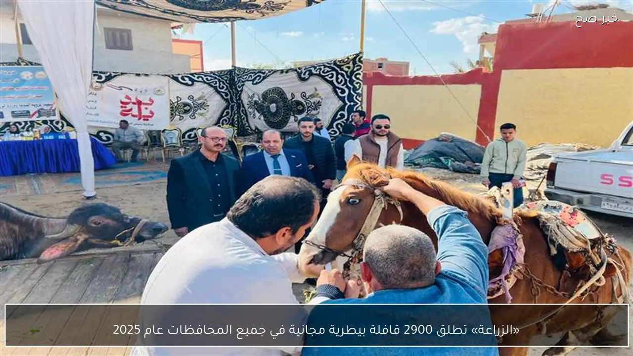 «الزراعة» تطلق 2900 قافلة بيطرية مجانية في جميع المحافظات عام 2025