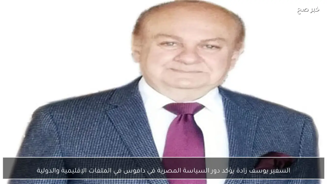 السفير يوسف زادة يؤكد دور السياسة المصرية في دافوس في الملفات الإقليمية والدولية