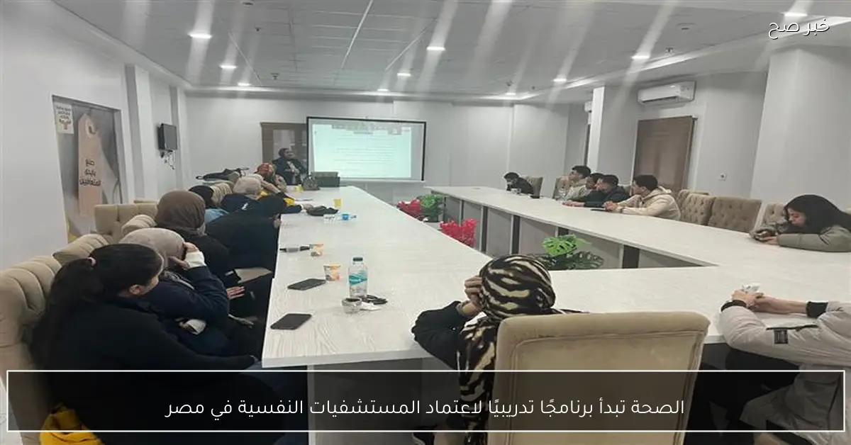 الصحة تبدأ برنامجًا تدريبيًا لاعتماد المستشفيات النفسية في مصر