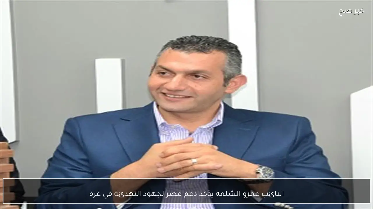 النائب عمرو الشلمة يؤكد دعم مصر لجهود التهدئة في غزة