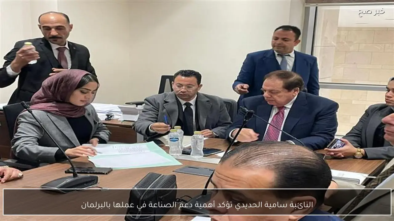 النائبة سامية الحديدي تؤكد أهمية دعم الصناعة في عملها بالبرلمان