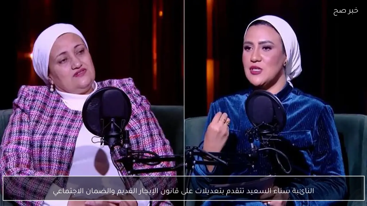 النائبة سناء السعيد تتقدم بتعديلات على قانون الإيجار القديم والضمان الاجتماعي