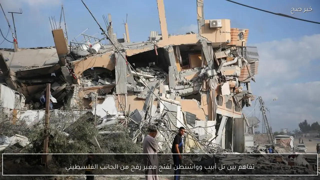 تفاهم بين تل أبيب وواشنطن لفتح معبر رفح من الجانب الفلسطيني