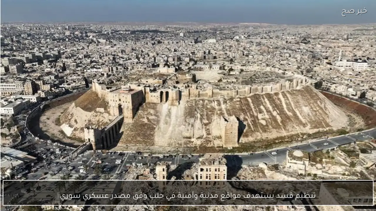 تنظيم قسد يستهدف مواقع مدنية وأمنية في حلب وفق مصدر عسكري سوري