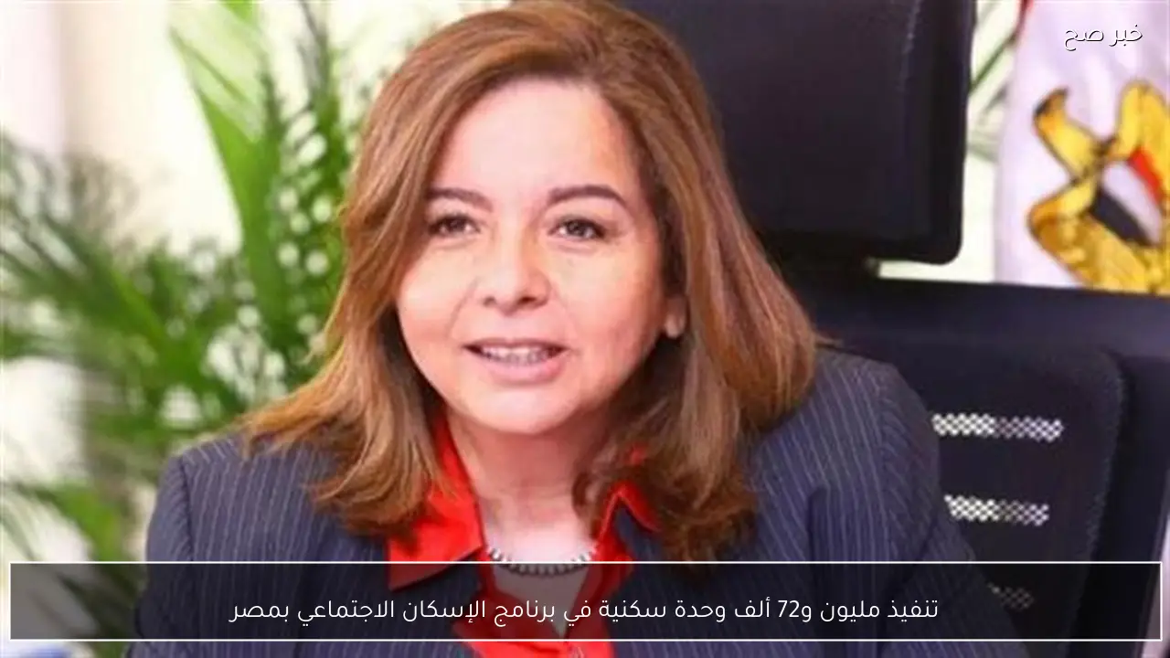 تنفيذ مليون و72 ألف وحدة سكنية في برنامج الإسكان الاجتماعي بمصر