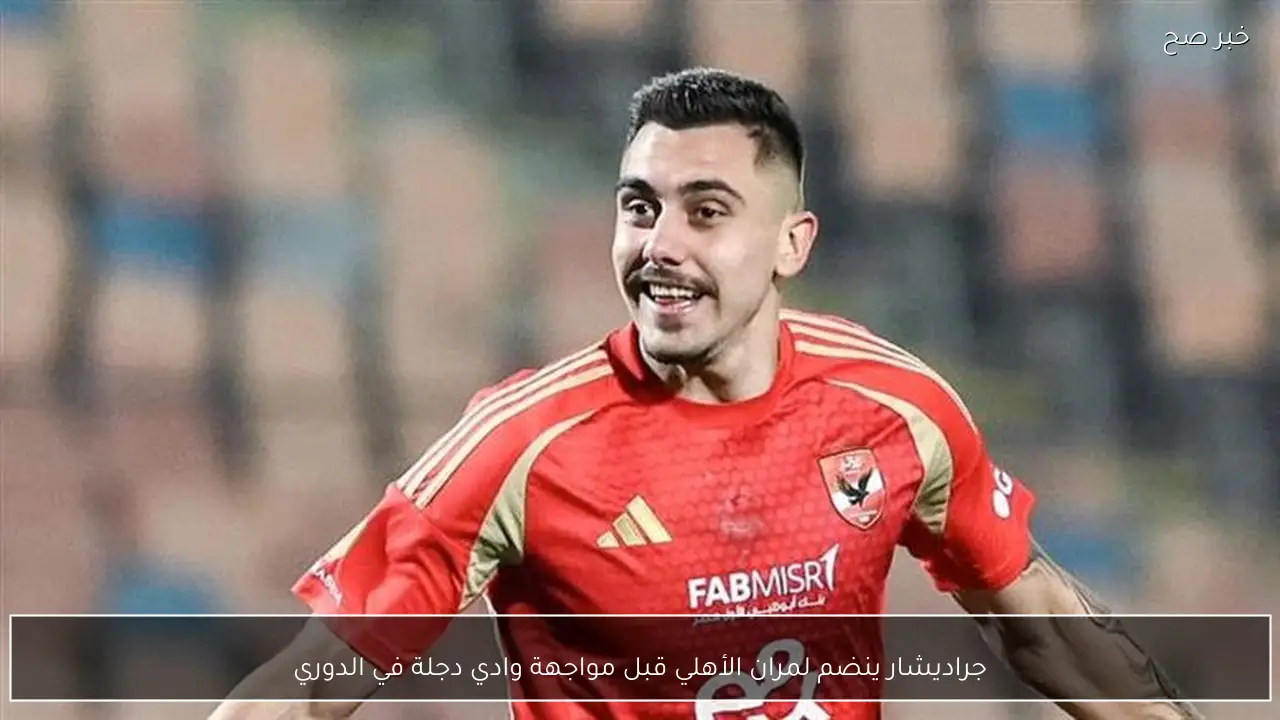 جراديشار ينضم لمران الأهلي قبل مواجهة وادي دجلة في الدوري