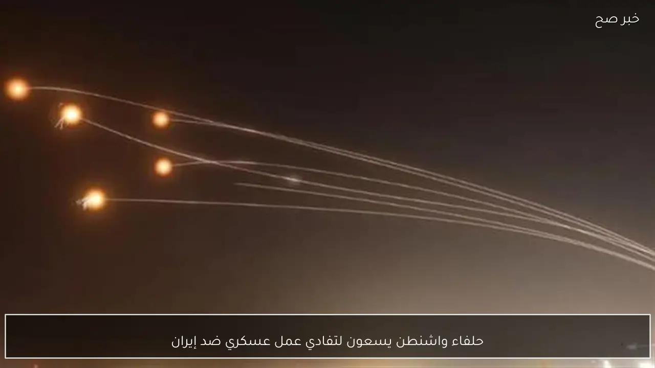 حلفاء واشنطن يسعون لتفادي عمل عسكري ضد إيران