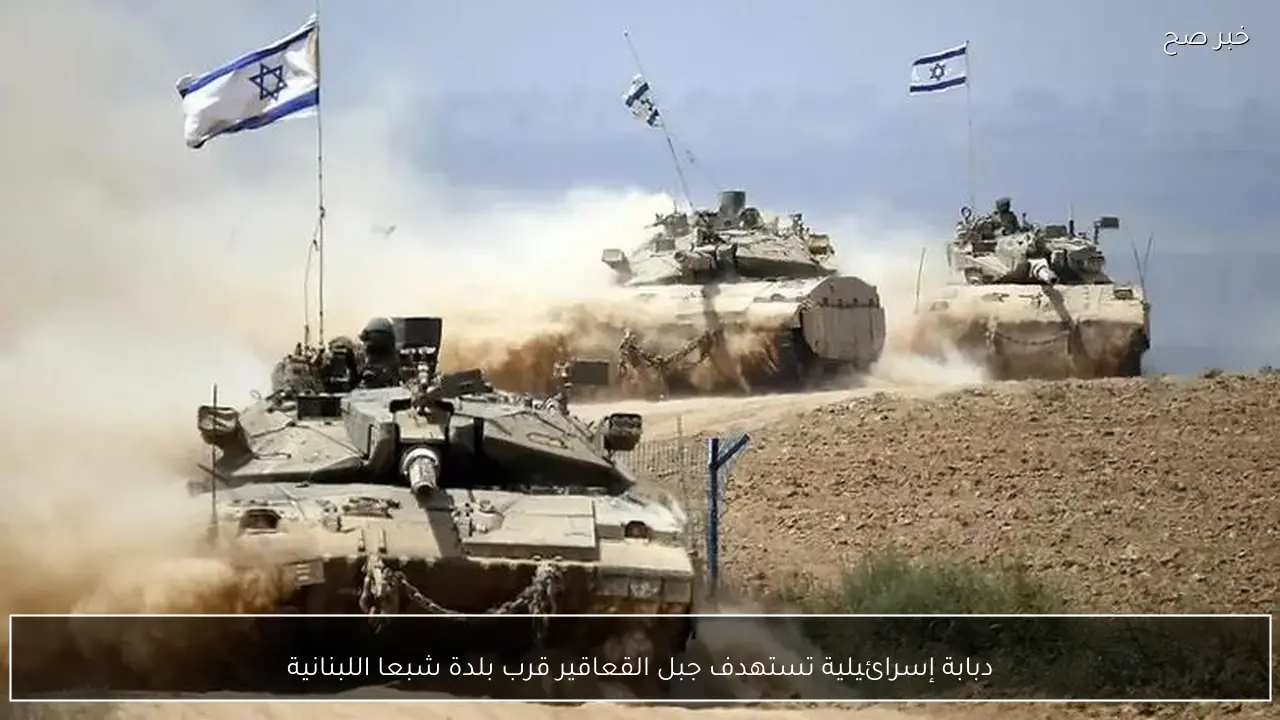 دبابة إسرائيلية تستهدف جبل القعاقير قرب بلدة شبعا اللبنانية