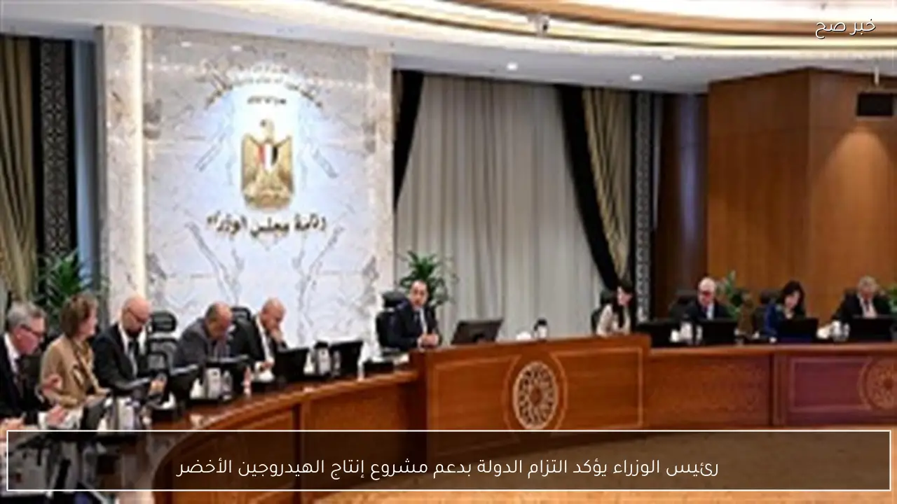 رئيس الوزراء يؤكد التزام الدولة بدعم مشروع إنتاج الهيدروجين الأخضر