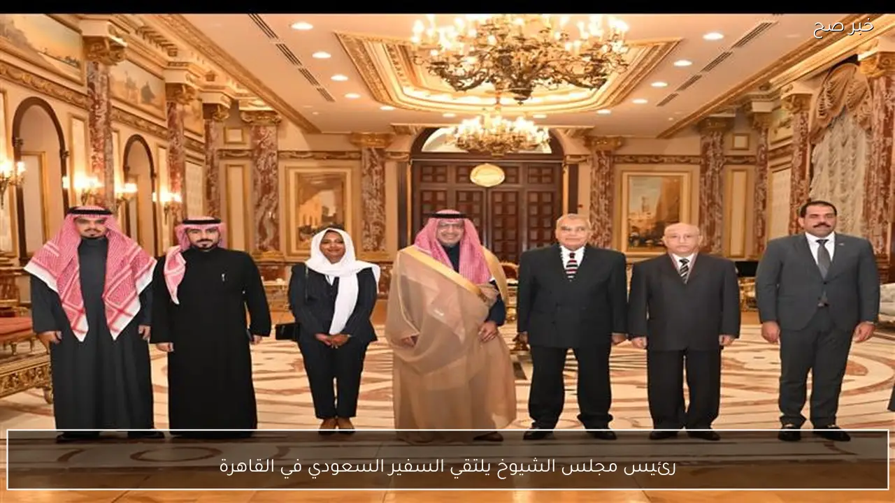 رئيس مجلس الشيوخ يلتقي السفير السعودي في القاهرة