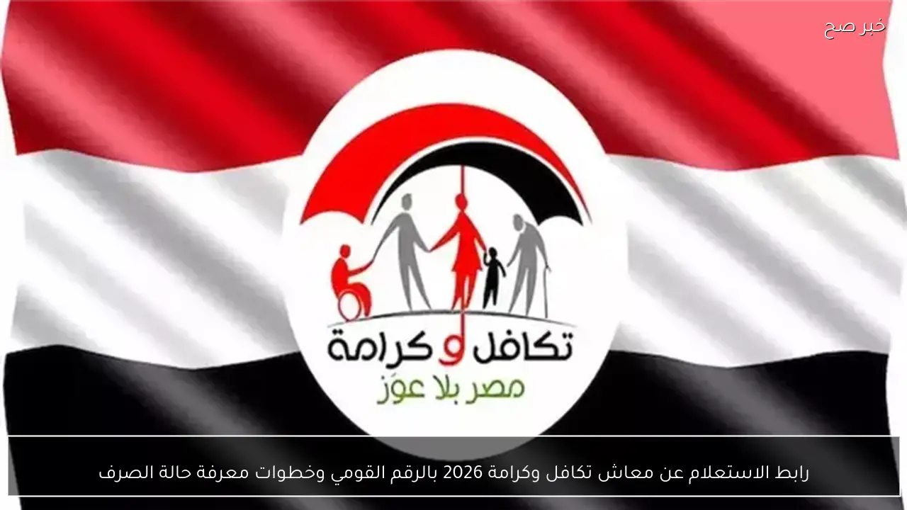 رابط الاستعلام عن معاش تكافل وكرامة 2026 بالرقم القومي وخطوات معرفة حالة الصرف