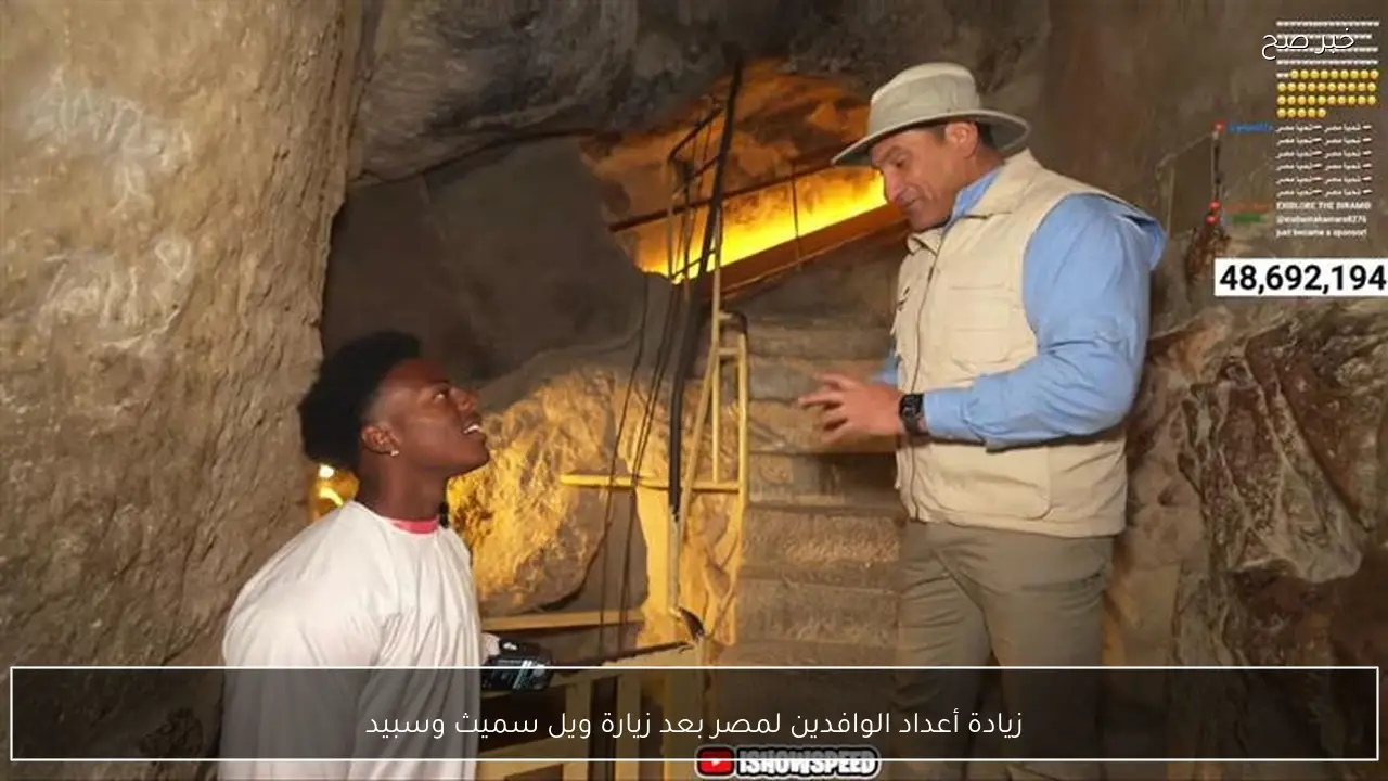 زيادة أعداد الوافدين لمصر بعد زيارة ويل سميث وسبيد