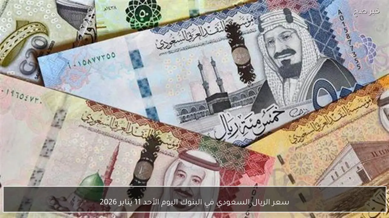 سعر الريال السعودي في البنوك اليوم الأحد 11 يناير 2026