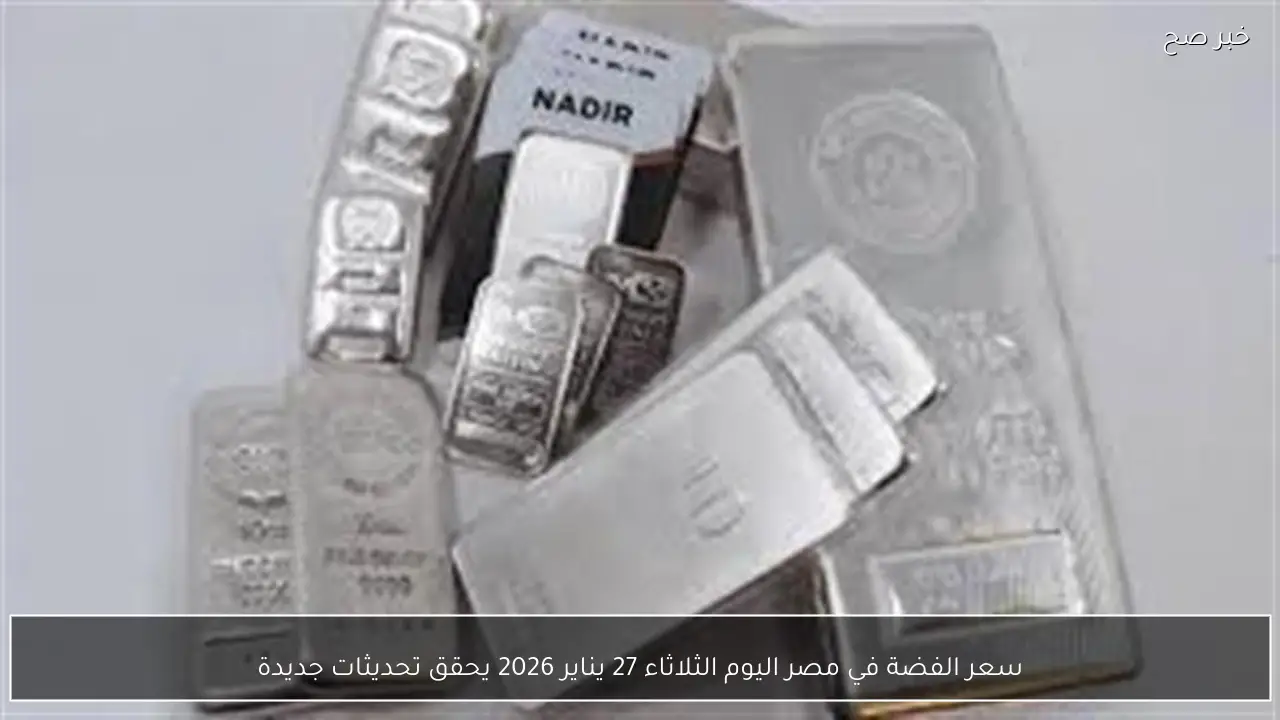 سعر الفضة في مصر اليوم الثلاثاء 27 يناير 2026 يحقق تحديثات جديدة