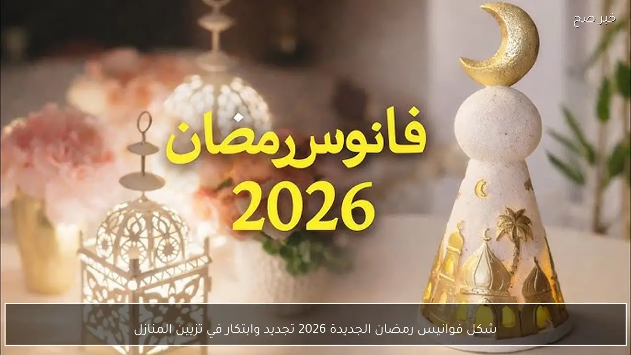 شكل فوانيس رمضان الجديدة 2026 تجديد وابتكار في تزيين المنازل