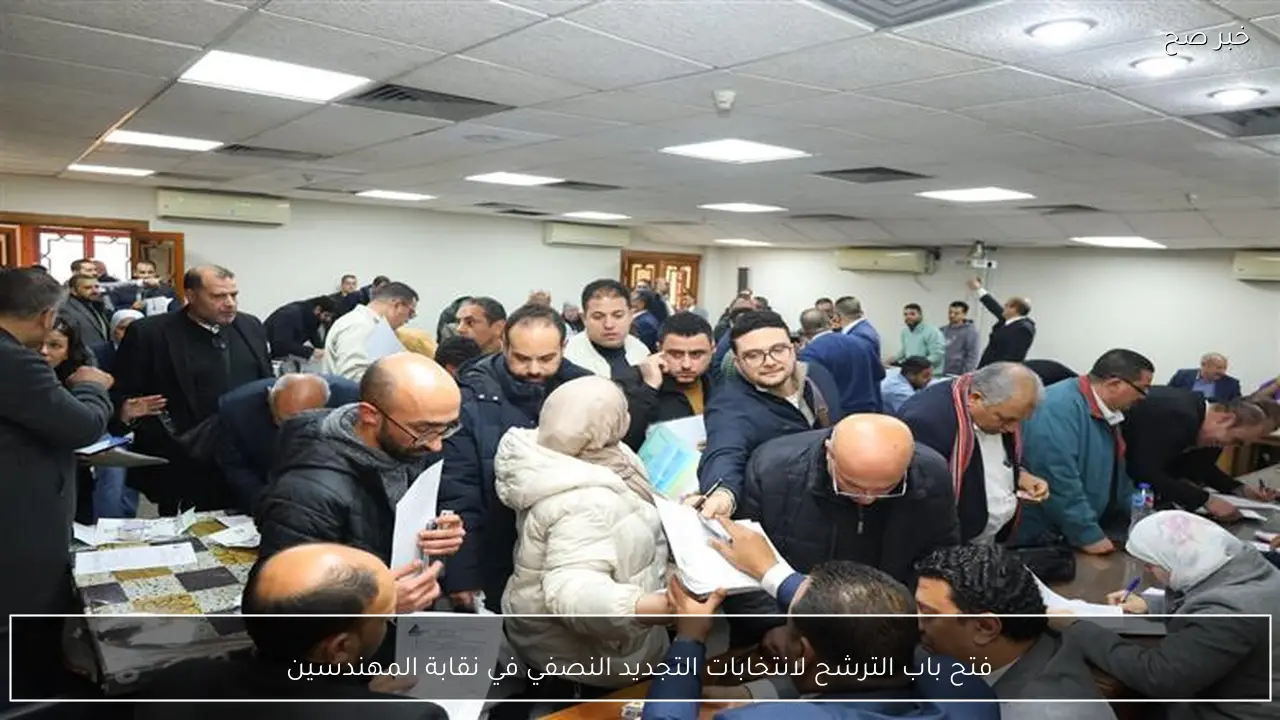 فتح باب الترشح لانتخابات التجديد النصفي في نقابة المهندسين