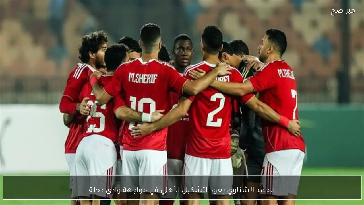 محمد الشناوي يعود لتشكيل الأهلي في مواجهة وادي دجلة