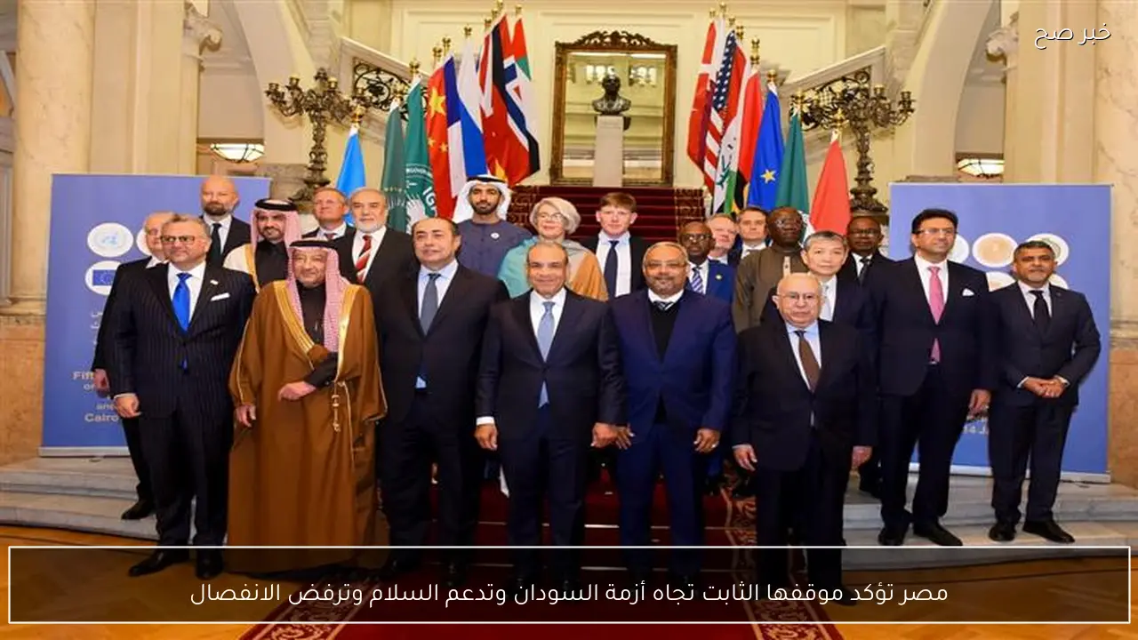 مصر تؤكد موقفها الثابت تجاه أزمة السودان وتدعم السلام وترفض الانفصال