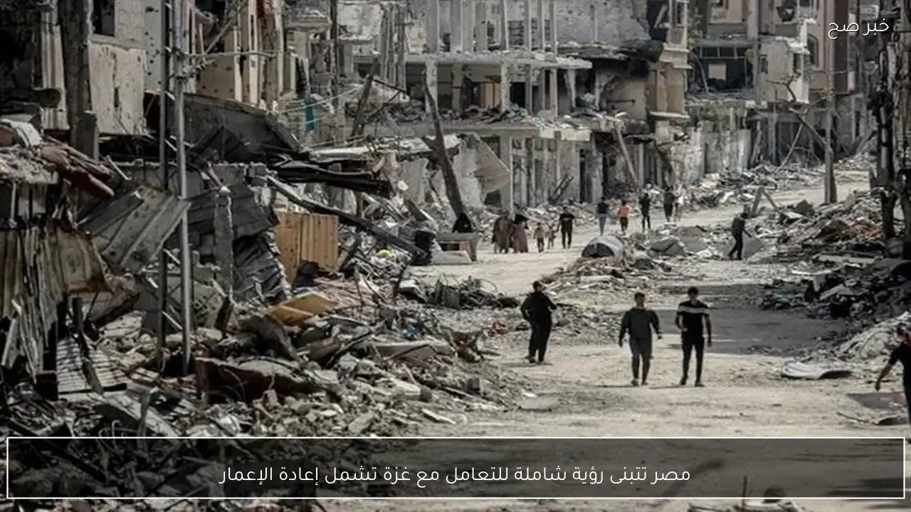 مصر تتبنى رؤية شاملة للتعامل مع غزة تشمل إعادة الإعمار