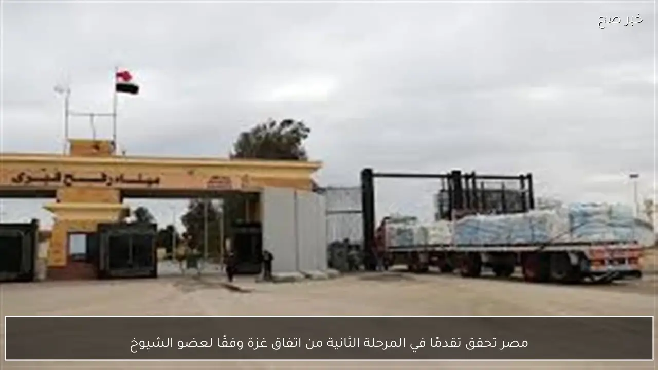 مصر تحقق تقدمًا في المرحلة الثانية من اتفاق غزة وفقًا لعضو الشيوخ