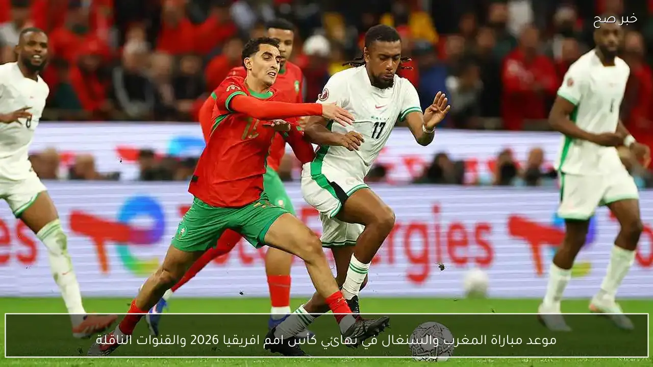 “ماتش الاسود ناري”.. موعد مباراة المغرب والسنغال في نهائي كأس امم افريقيا 2026 والقنوات الناقلة والتشكيل المتوقع