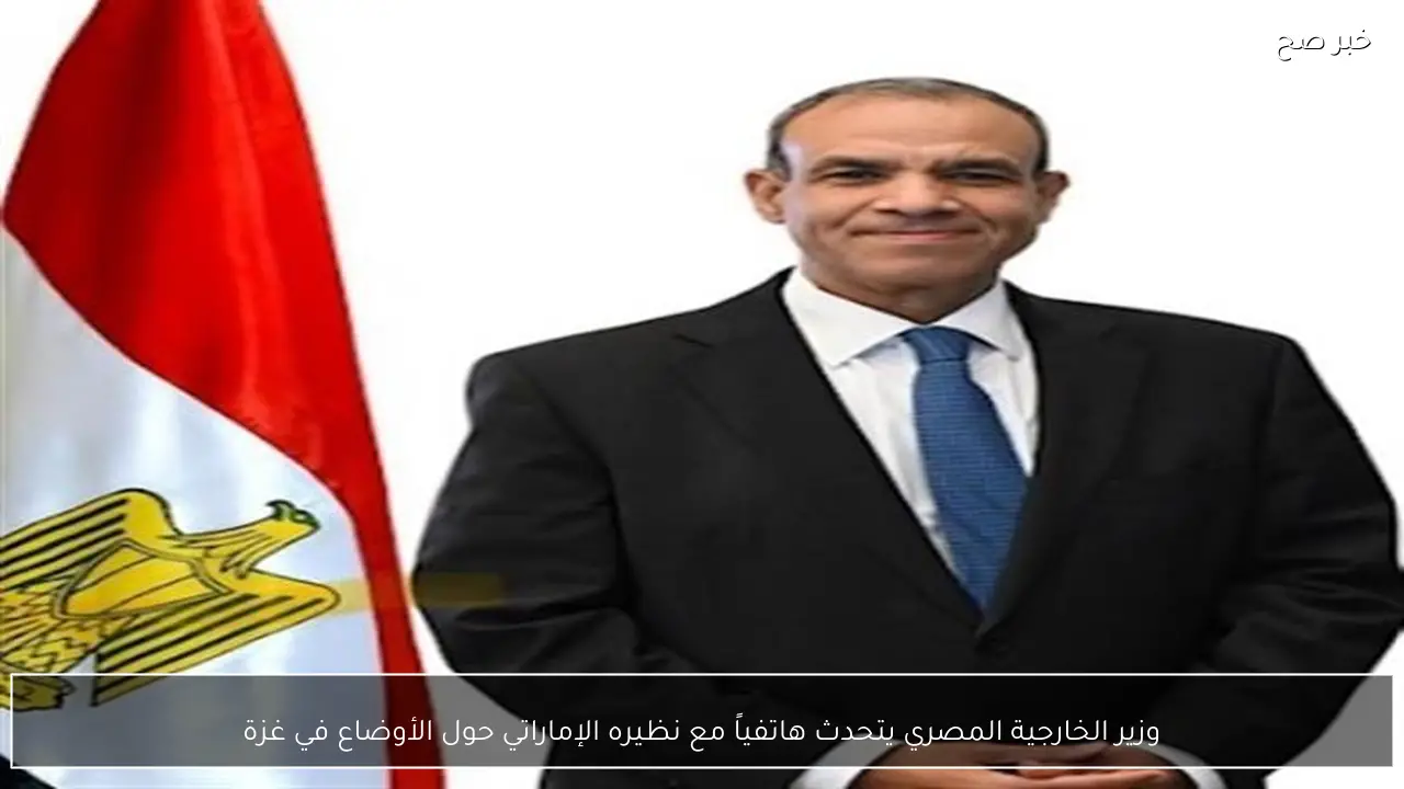 وزير الخارجية المصري يتحدث هاتفياً مع نظيره الإماراتي حول الأوضاع في غزة