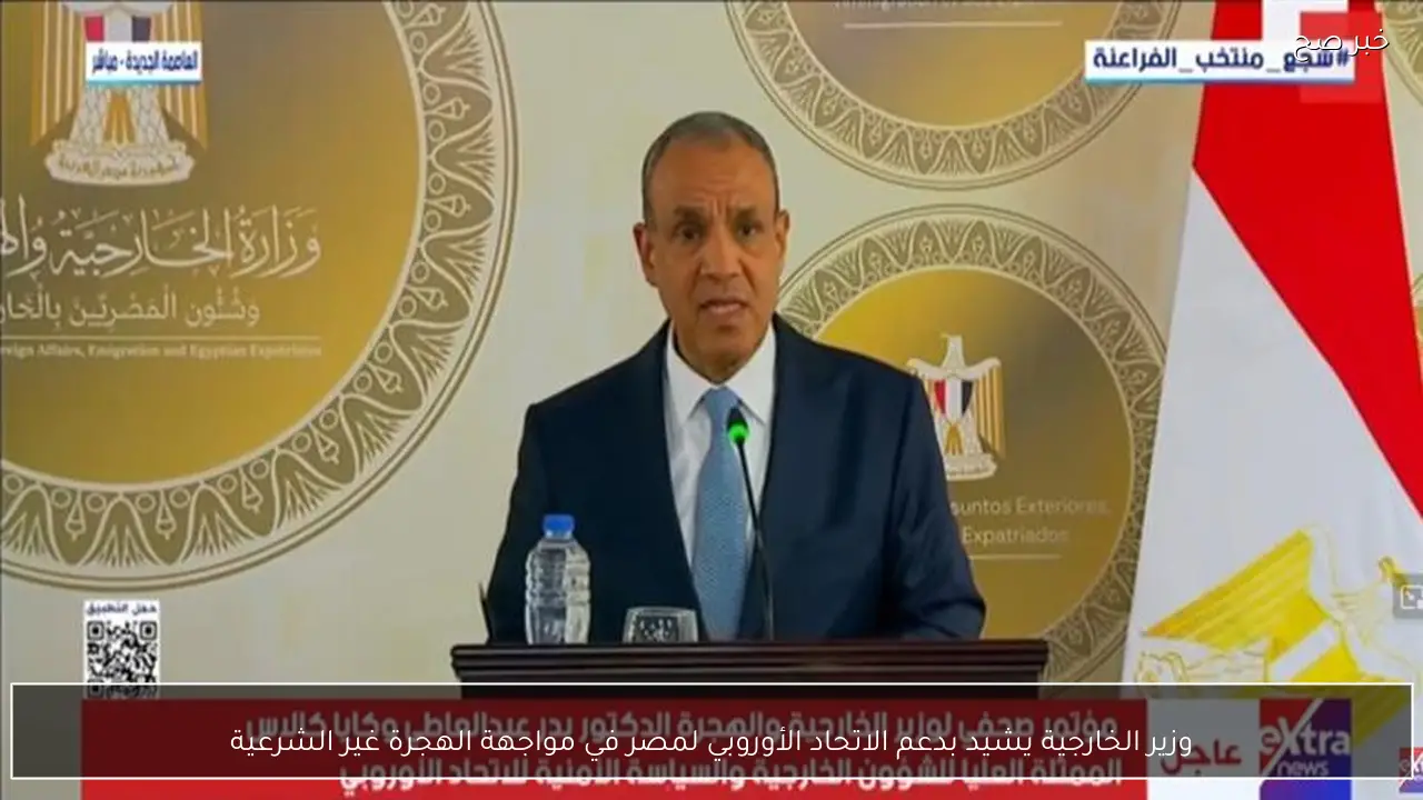 وزير الخارجية يشيد بدعم الاتحاد الأوروبي لمصر في مواجهة الهجرة غير الشرعية