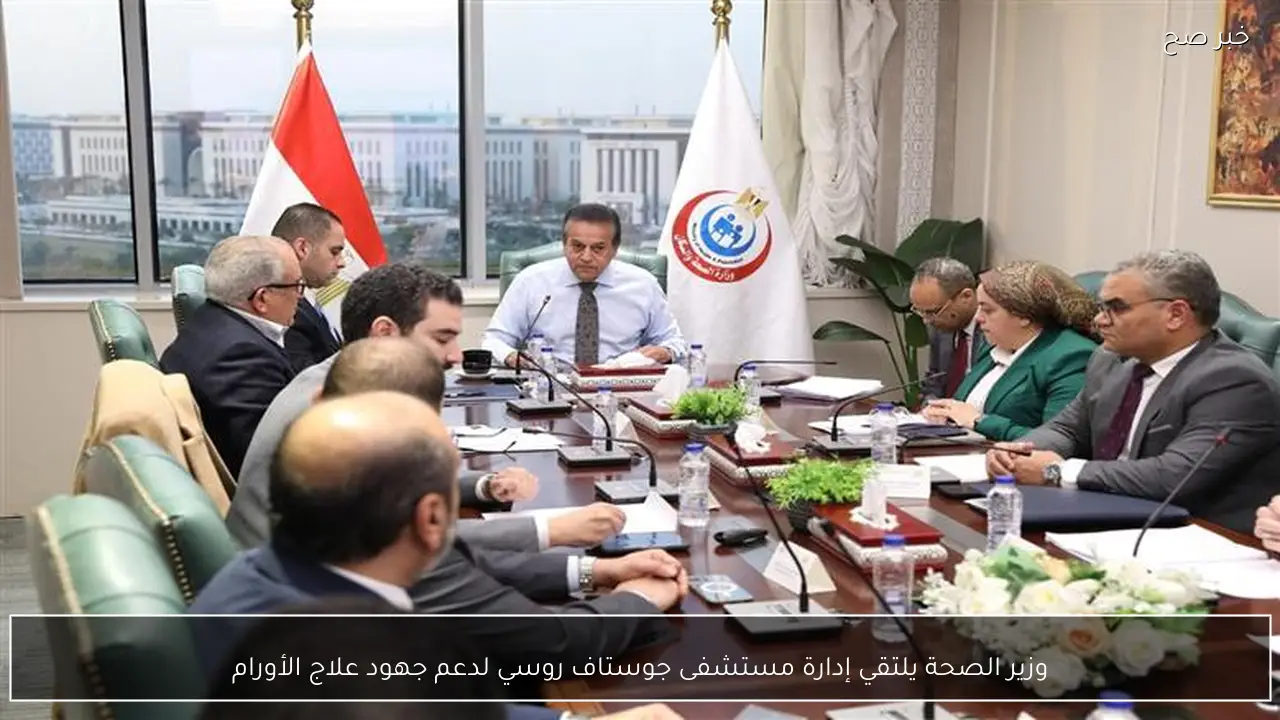وزير الصحة يلتقي إدارة مستشفى جوستاف روسي لدعم جهود علاج الأورام