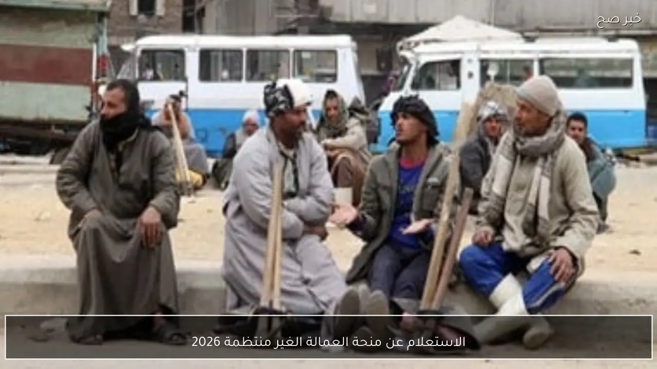 رابط الاستعلام عن منحة العمالة الغير منتظمة 2026 بمناسبة شهر رمضان عبر موقع وزارة العمل