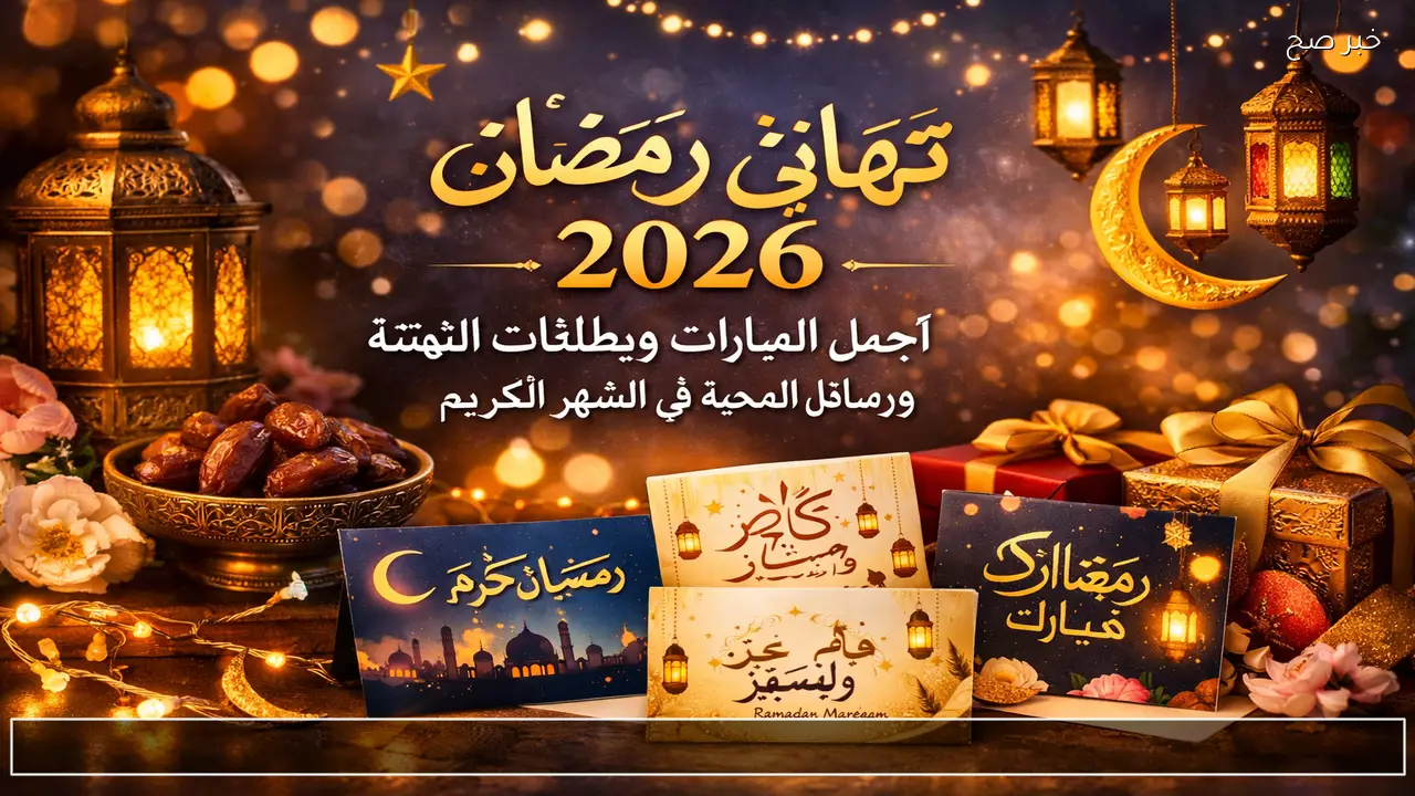 أرسلها الان للأحباب: عبارات تهنئة شهر رمضان 2026 وأجمل الأدعية والنصائح لاغتنام الشهر الكريم بروح إيمانية مميزة