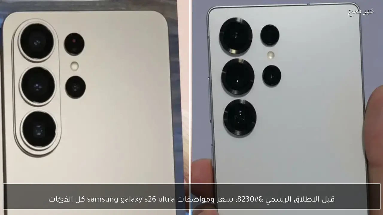 قبل الاطلاق الرسمي … سعر ومواصفات samsung galaxy s26 ultra كل الفئات