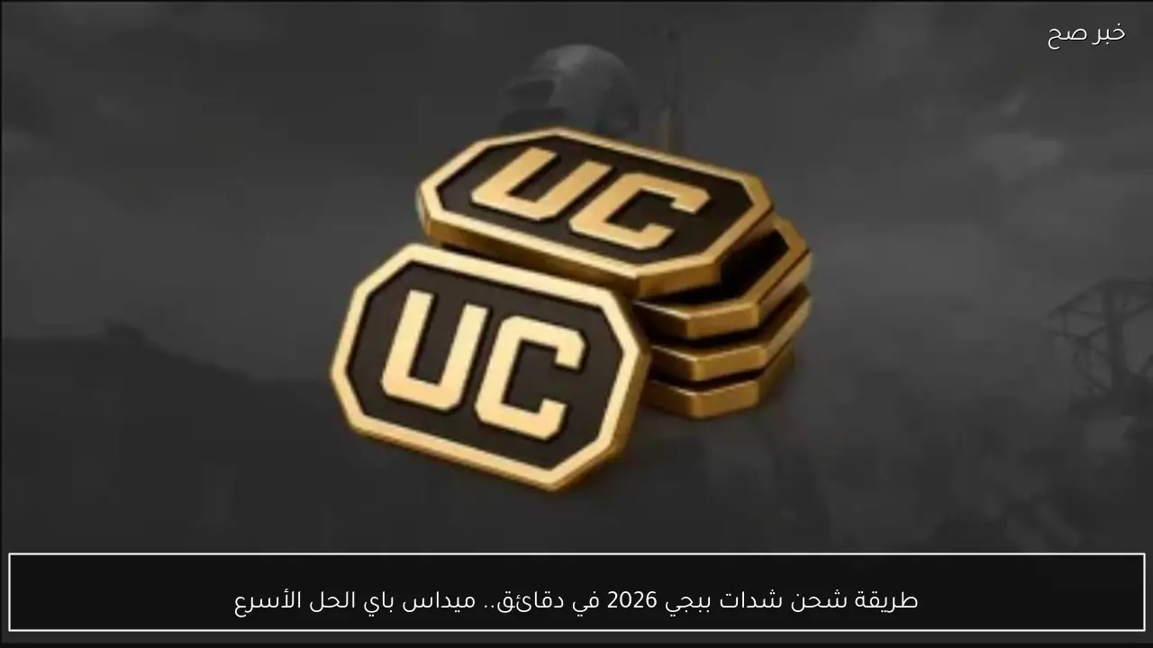 طريقة شحن شدات ببجي 2026 في دقائق.. ميداس باي الحل الأسرع