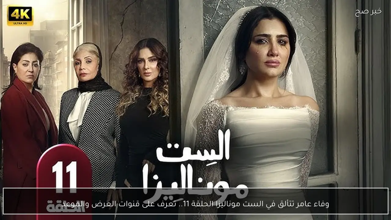 وفاء عامر تتألق في الست موناليزا الحلقة 11.. تعرف على قنوات العرض والموعد