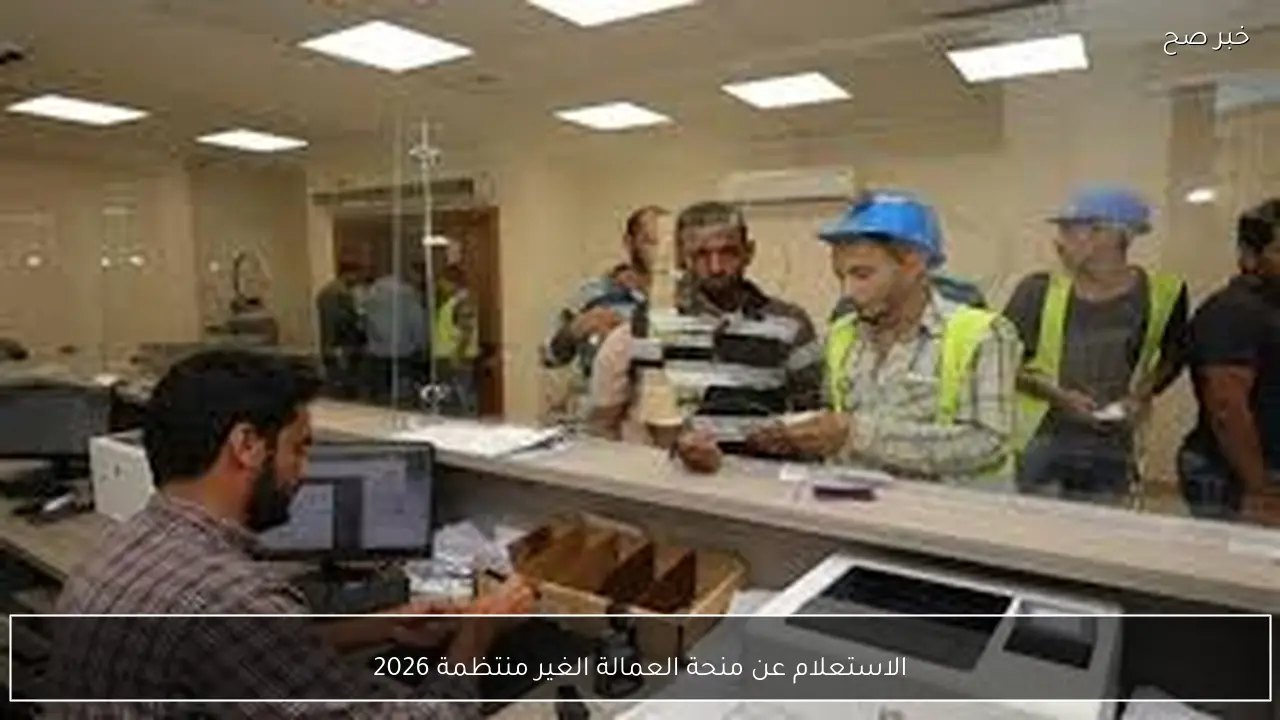 رابط وخطوات الاستعلام عن منحة العمالة الغير منتظمة 2026 بالرقم القومي عبر manpower.gov.eg والشروط المطلوبة