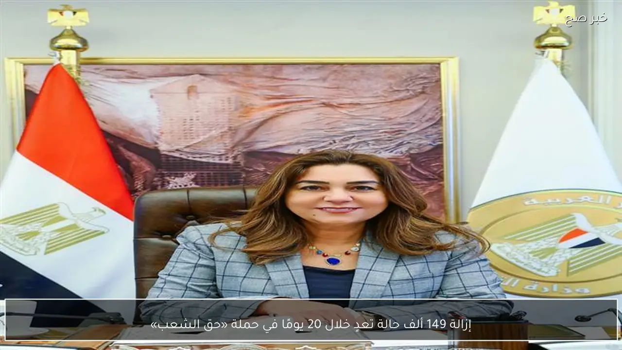 إزالة 149 ألف حالة تعدٍ خلال 20 يومًا في حملة «حق الشعب»