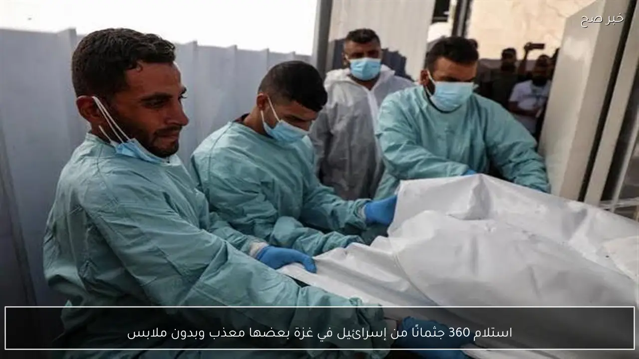 استلام 360 جثمانًا من إسرائيل في غزة بعضها معذب وبدون ملابس