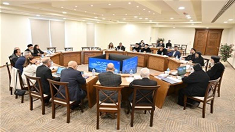 البابا يلتقي عدد من ممثلي المعاهد الكنسية بأكاديمية مارمرقس 