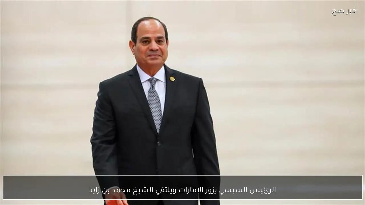 الرئيس السيسي يزور الإمارات ويلتقي الشيخ محمد بن زايد