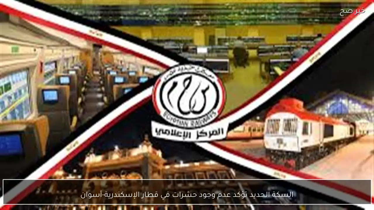 السكة الحديد تؤكد عدم وجود حشرات في قطار الإسكندرية-أسوان