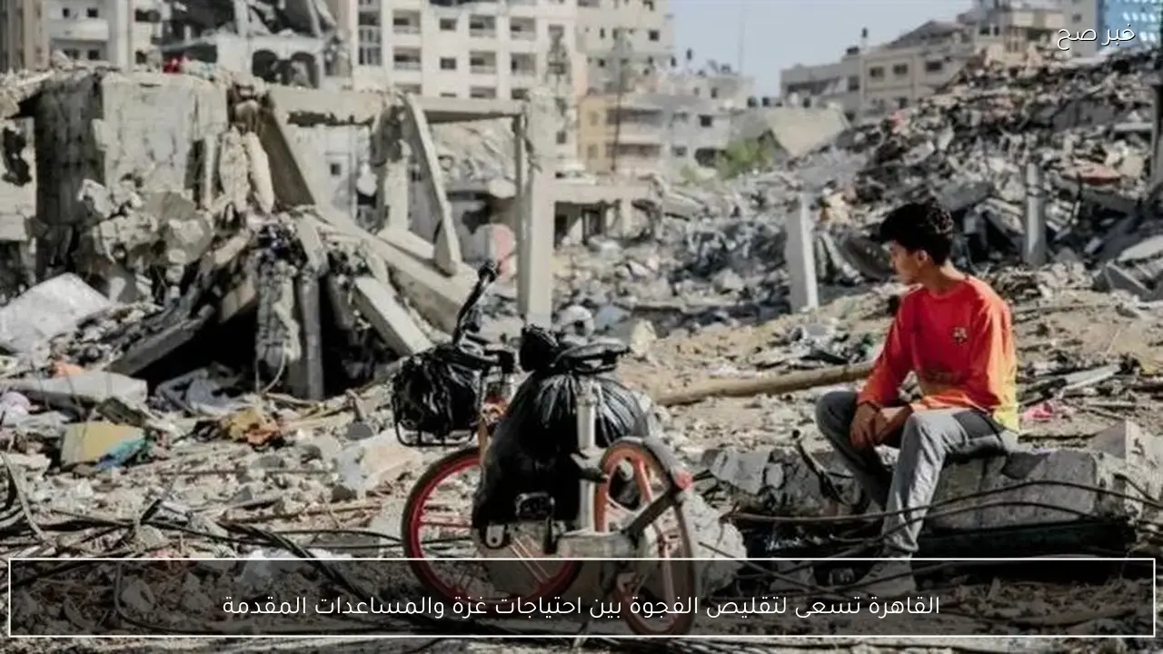 القاهرة تسعى لتقليص الفجوة بين احتياجات غزة والمساعدات المقدمة