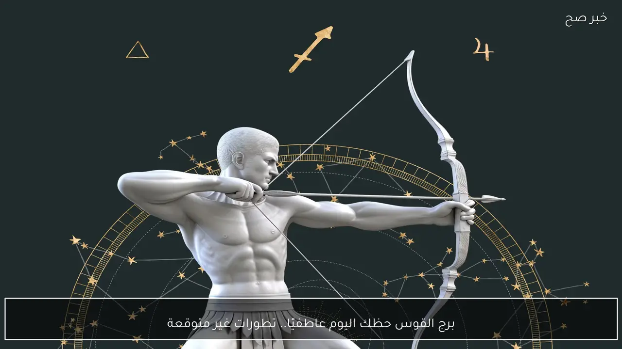 برج القوس حظك اليوم عاطفيًا.. تطورات غير متوقعة وقرار حاسم يقترب