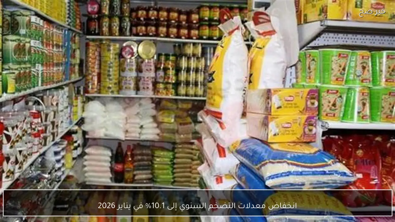 انخفاض معدلات التضخم السنوي إلى 10.1% في يناير 2026