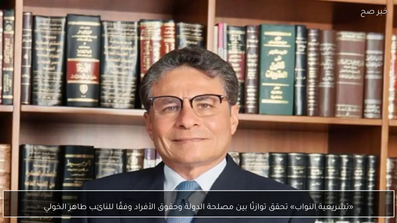 «تشريعية النواب» تحقق توازنًا بين مصلحة الدولة وحقوق الأفراد وفقًا للنائب طاهر الخولي