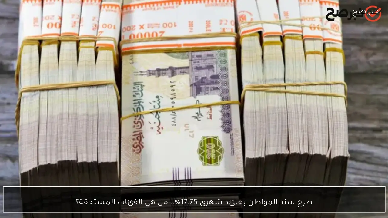 طرح سند المواطن بعائد شهري 17.75%.. من هي الفئات المستحقة؟