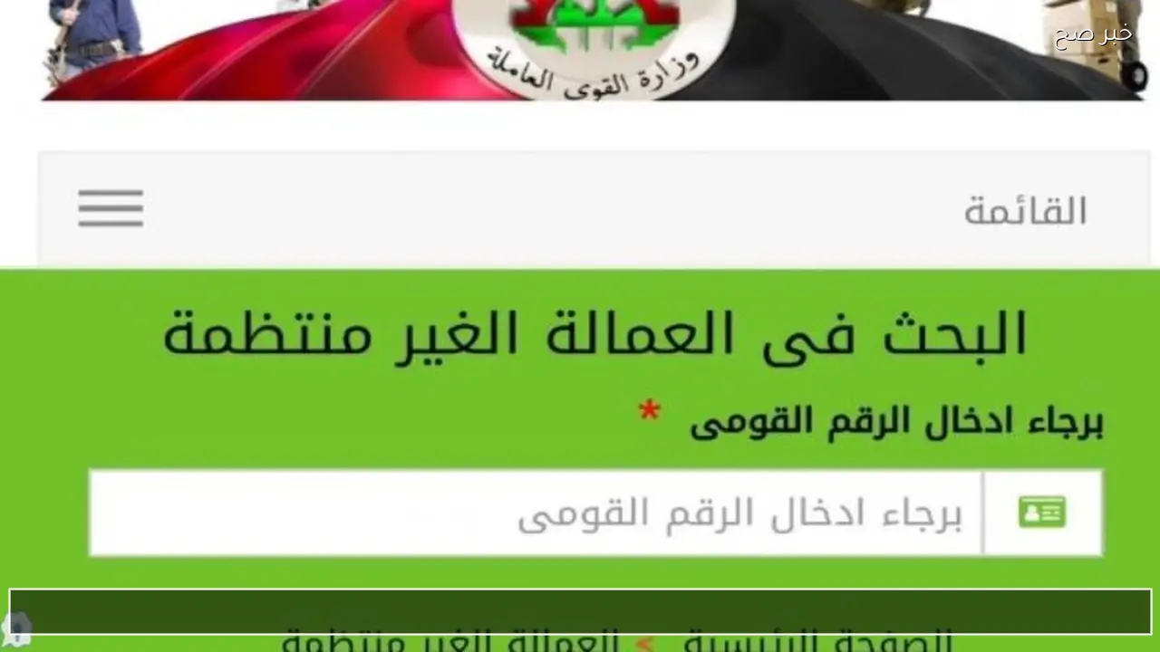 منحه رمضان 2026 التموين .. الاستعلام عن منحة العمالة غير المنتظمة بالرقم القومي www.manpower.gov.eg
