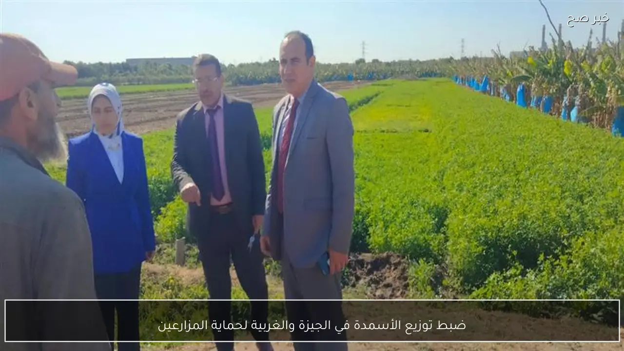 ضبط توزيع الأسمدة في الجيزة والغربية لحماية المزارعين
