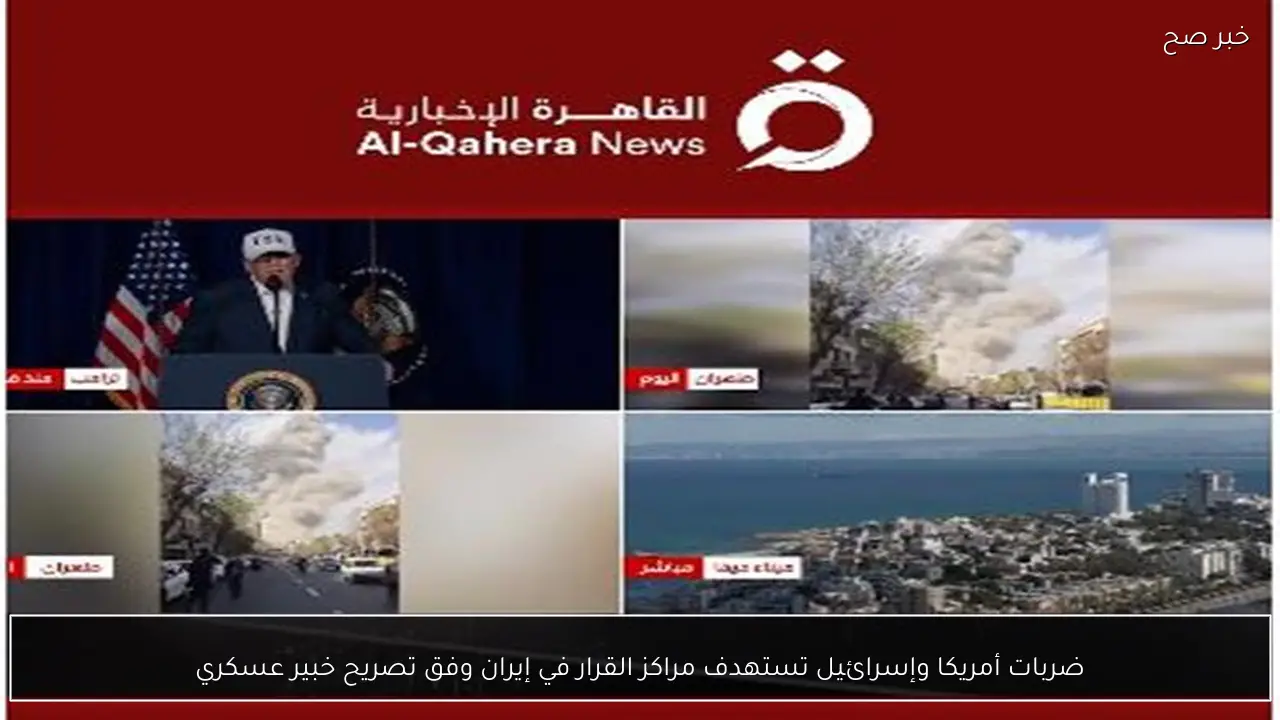 ضربات أمريكا وإسرائيل تستهدف مراكز القرار في إيران وفق تصريح خبير عسكري
