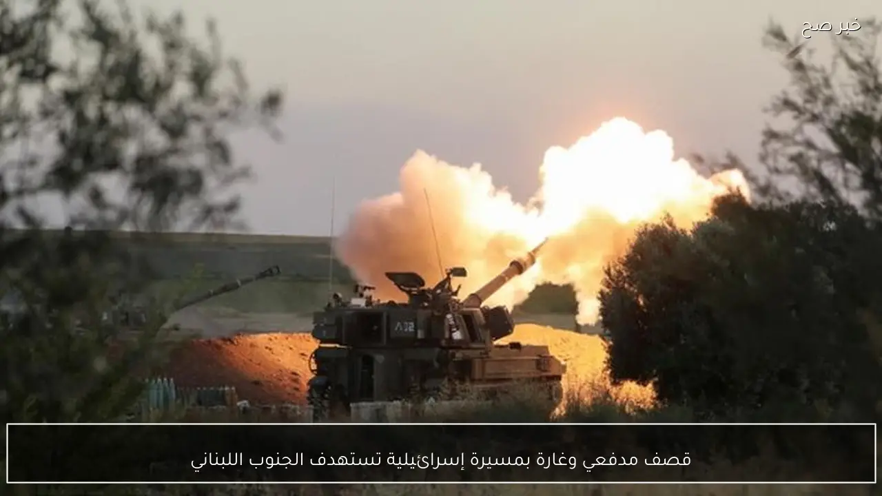 قصف مدفعي وغارة بمسيرة إسرائيلية تستهدف الجنوب اللبناني