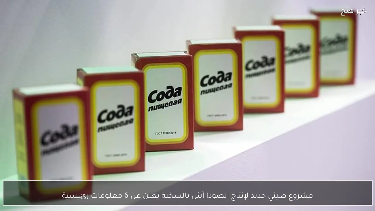 مشروع صيني جديد لإنتاج الصودا آش بالسخنة يعلن عن 6 معلومات رئيسية